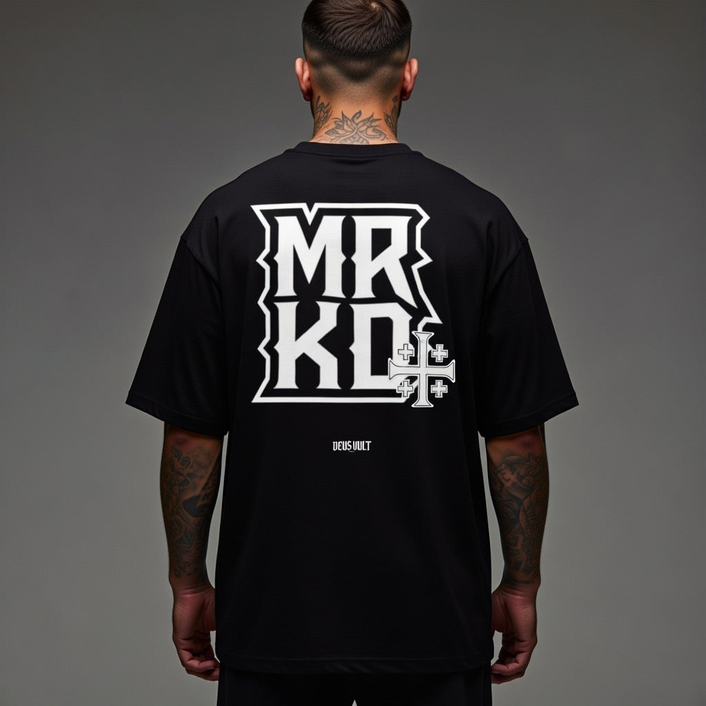 MRKD BRAND oversized high neck t-shirt