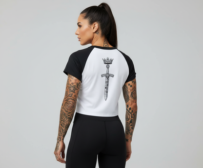 Women’s DEUS VULT baby tee