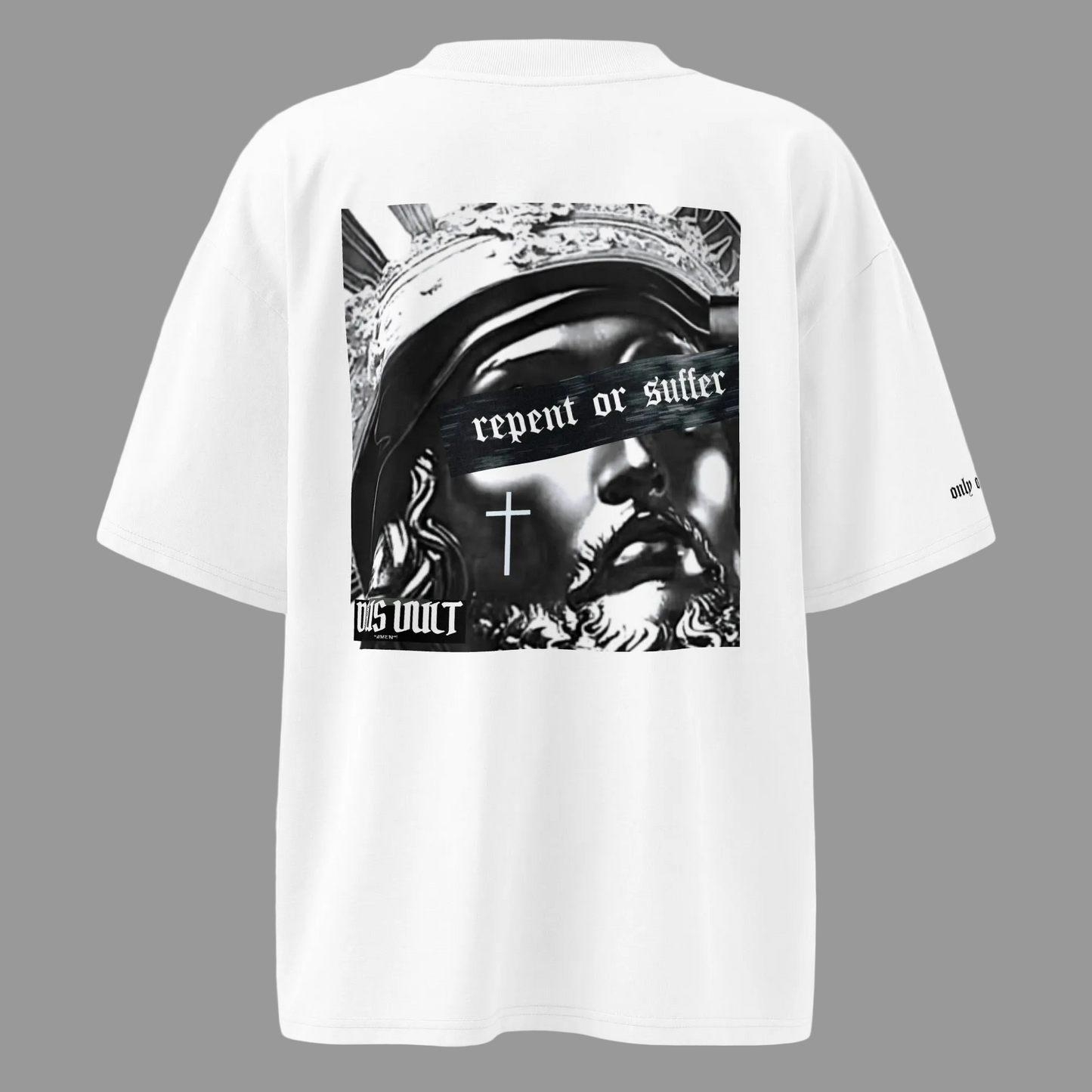 YESHUA oversized high neck t-shirt