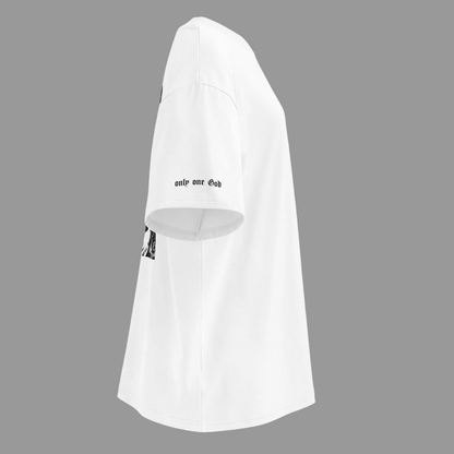 YESHUA oversized high neck t-shirt